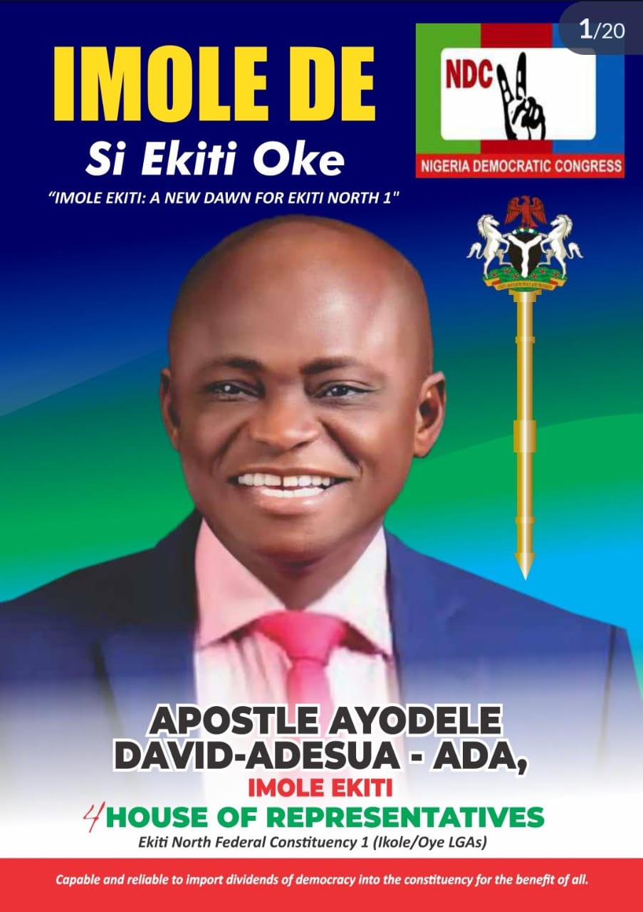 Imole De Si Ekiti Oke campaign cover